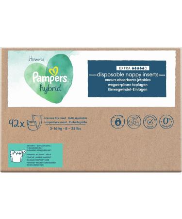 Pampers Old Version - Pack of 92 Absorbent Disposable Topsheets | Extra Comfort & Protection - International Shipping Available - Buy Online on GoSupps.com