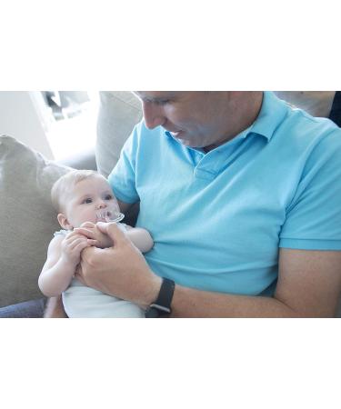 Joovy Silinoogie Baby Pacifier - Super Soft, Dishwasher Safe Silicone Design with Night Glow PPSU Color Insert - Buy Online on GoSupps.com