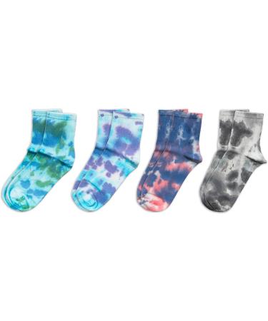 Buy RAFRAY Colorful Sports Socks - Premium Cotton Sneaker Socks Gift Box - 4 Pairs Size 36-40 - International Shipping Available - Buy Online on GoSupps.com