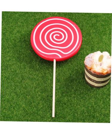 Mikikit 4 Pcs Wedding Boquets Flowers Miniatures Simulation Candy Lollipop Rainbow Lollipop Photography Prop Candy Decor Fake Food Kid Toys Giant Kids Artificial Child Wooden Happy Candy - Buy Online on GoSupps.com