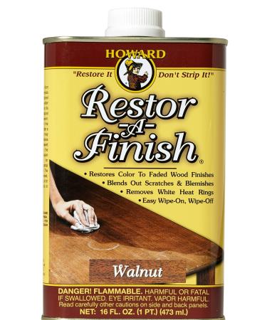 HOWARD RF4016 RF3016 Restor-A-Finish 16oz, 16 oz, Walnut, 16 Fl Oz - Buy Online on GoSupps.com