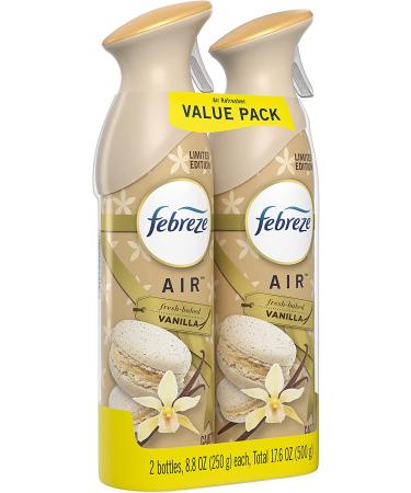 Febreze Air Freshly Baked Vanilla 8.8 Ounce - Pack of 2 | Long-lasting Scent for Home and Office - Buy Online on GoSupps.com