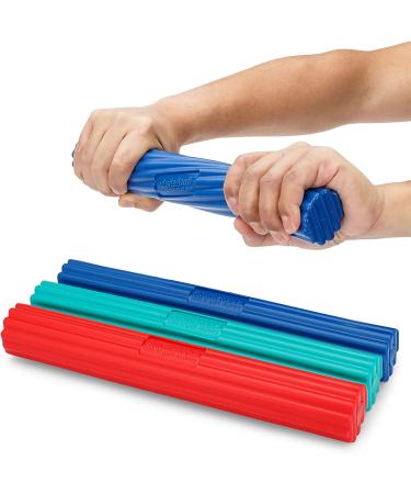 FlintRehab Premium Flex Therapy Bar (3 Pack) - Relieve Tennis & Golfers Elbow Pain - Arm Exercise & Grip Strength - 3 Resistance Bars for Injury Recovery - Buy Online on GoSupps.com