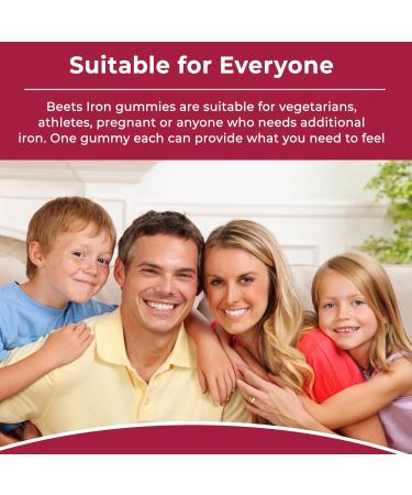 healblend Beet Root Gummies 200mg - Nitric Oxide Booster Beets with Iron for Heart Health Circulation & Healthy Blood Pressure Support Natural Flavored - 60 Gummy (1) - Buy Online on GoSupps.com