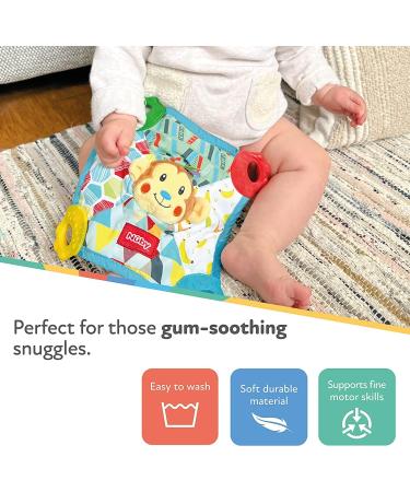 Nuby Teething Blankie - Assorted Styles | Soothing Teether for Babies - Buy Online on GoSupps.com