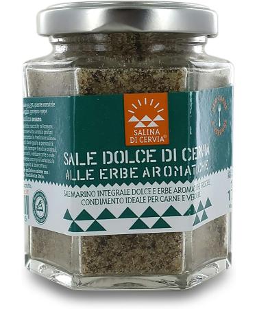  Brezzo Dolce de Cervia Salt with Aromatic Herb for meat 175 grams Pack of 2 - Buy Online on GoSupps.com
