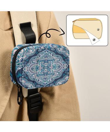 Weekly Pill Organizer for Travel - Cute 7-Day Vitamin Holder Case - Portable Boho Green Pill Box for Purse - Buy Online on GoSupps.com