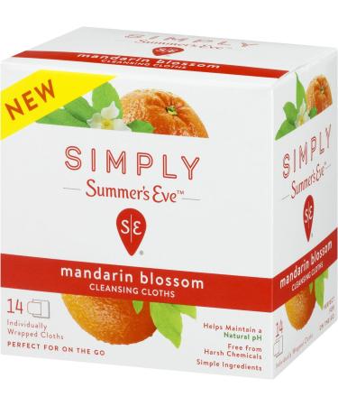 Summer's Eve Mandarin Blossom Cleansing Cloth - 14 Count - Buy Online on GoSupps.com