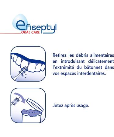 Efiseptyl Disposable Brushes - 60 Pieces in Storage Box | International Shipping Available - Buy Online on GoSupps.com