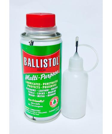Ballistol Multi-Purpose Lube Cleaner Protectant 4 Ounce w/Drip Bottle