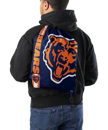 Chicago Bears NFL Big Logo Drawstring Backpack - Official Team Merchandise - Buy Online on GoSupps.com