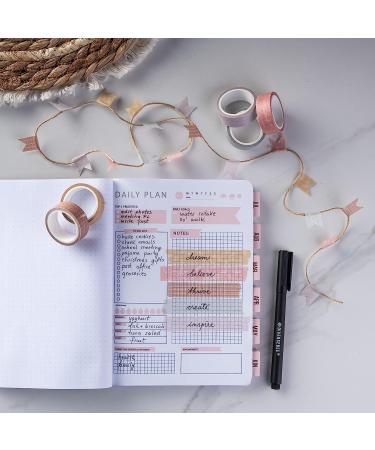 DIVERSEBEE Pastel Washi Tape Set - 5 Rolls Decorative Craft Tape for Scrapbooking, Journaling & Gift Wrapping (Forest) - Buy Online on GoSupps.com