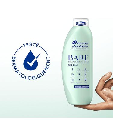 Head & Shoulders Bare Pure Clean Anti-Dandruff Shampoo Sulfate Free 400ml. Oily Hair - Buy Online on GoSupps.com