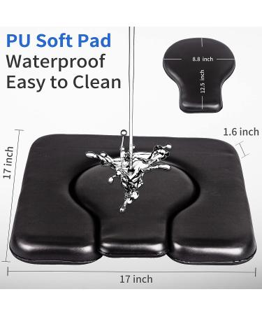 MINIVON PU Commode Seat Cushion - Universal Fit Sponge Padded Soft Pad for Bedside & Shower Wheelchair - Elderly, Handicapped, Disabled - C & U Shape - Buy Online on GoSupps.com