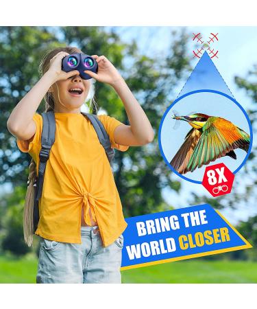 LET'S GO! Binocular for Kids  Compact High Resolution Shockproof Binoculars Navy blue - Buy Online on GoSupps.com