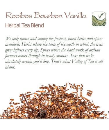 Organic Rooibos Bourbon Vanilla Tea - 100g Red Bush from South Africa - Buy Online on GoSupps.com
