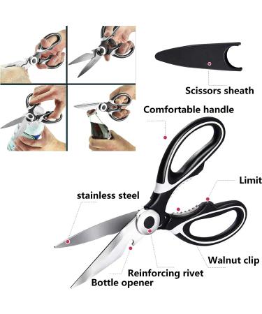ylinsha 7 PC Fish Cleaning Kit with Coated Bait Knife, Scale Brush, Scissors, Gloves, Tweezers & Storage Bag - Buy Online on GoSupps.com
