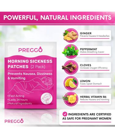 Preggo Morning Sickness Relief Patches - Pack of 50 - Buy Online on GoSupps.com