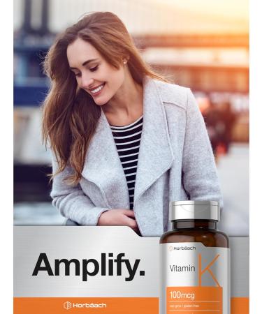 Horb ach Vitamin K Supplement | 100mcg | 120 Tablets | Vegetarian Non-GMO & Gluten Free Supplement - Buy Online on GoSupps.com