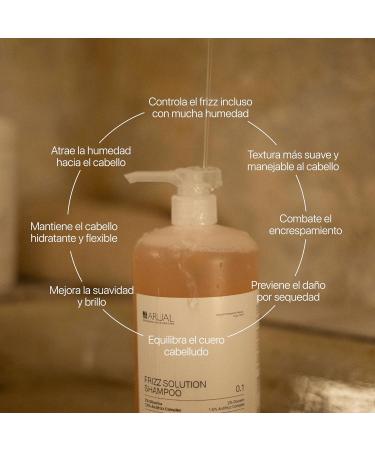  ARUAL Arual Frizz Solution Professional Anti-Frizz Shampoo 1000 ml - Buy Online on GoSupps.com