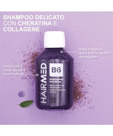  HAIRMED HAIRMED Volume Shampoo B6 for Fine Hair - Restructuring Shampoo with Keratin - 200 ml - Buy Online on GoSupps.com