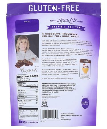 Sheila GS Dark Chocolate Sea Salt Brownie Brittle - 5 oz | Gourmet Snack - Buy Online on GoSupps.com