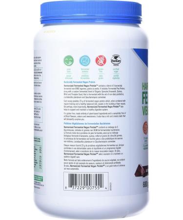 Harmonized Fermented Vegan Protein Natural Chocolate Flavour | 680 g - Buy Online on GoSupps.com