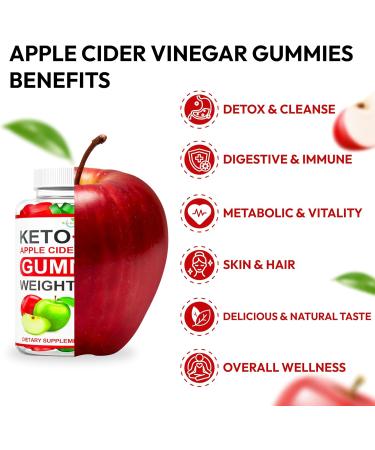Keto ACV Gummies Advanced Weight Loss - ACV Keto Gummies Supplement for Women and Men - Metabolism Detox Cleanse - Apple Cider Vinegar - Ginger + Apple Flavor Golden Apple Ginger 61 - Buy Online on GoSupps.com