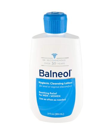 Balneol Hygienic Cleansing Lotion 3.0 Oz (Pack of 4)