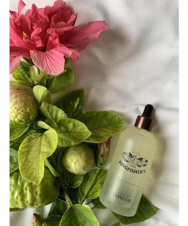 Kingfisher's Noni Oil Made from Organic Noni Fruit & Extra Virgin Coconut oil Anti-aging face oil Ideal for Dry Skin (elbows heels or knees) Nourishing Scalp Oil Massage oil 100ml - Buy Online on GoSupps.com