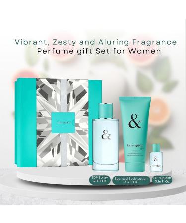 Tiffany & Co. Love Perfume Gift Set for Women 3oz EDP Spray 0.17oz EDP Spray 3.3oz Body Lotion - Buy Online on GoSupps.com