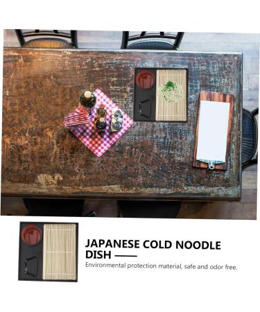 Zerodeko 1 Set Japanese Cold Noodle Plate Wood Pallets Cheese Platter Board Restaurant Cold Noodle Dish Zaru - Buy Online on GoSupps.com
