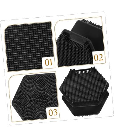 Housoutil cleansing brush silicone face scrubber face exfoliator Scrubber Scrub face brush makeup brush beard brush face washer brush washbasin facial cleansing brush scrubber - Buy Online on GoSupps.com