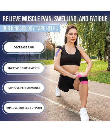 SB SOX Cotton Kinesiology Tape - Latex-Free & Water Resistant (16ft Roll) | Easy to Apply for Muscles/Joints, Long-Lasting Support | Ideal for All Activities - Nude - Buy Online on GoSupps.com