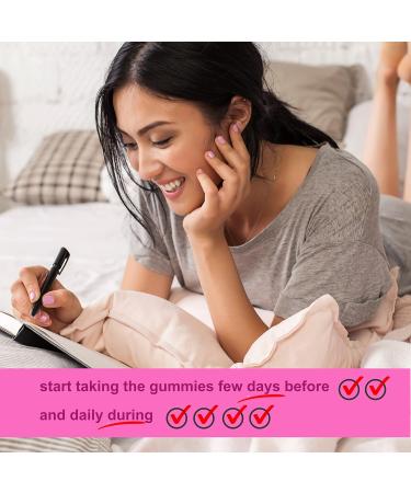 HEMPWAY Menstrual Gummies for Women May Help Support Bloating Period Relief | Plant-Based | Cramp Bark Magnesium Chaste Berry | Vegan | Orange 60ct - Buy Online on GoSupps.com