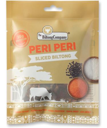 Sliced Biltong 5 Flavours - 5 x 50g (250g) Natural Spicy Beef Biltong by The Biltong Company High in Protein & Keto Diet-Approved Lean Biltong Spiced Meat Snack Like Jerky - Buy Online on GoSupps.com