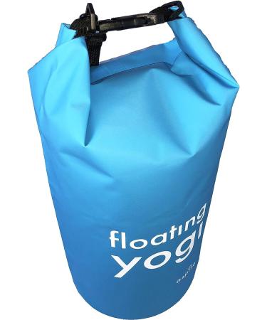 Waterproof Floating Yogi Roll Top Dry Bag by Aspire - 10L Blue | Ideal for SUP Yoga, Kayaking, Swimming & Water Sports - Buy Online on GoSupps.com