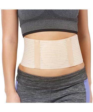 Umbilical Hernia Belt for Men and Women - Abdominal Support Binder with Compression Pad - for Incisional  Epigastric  Ventral  Inguinal Hernia - Belly Button Navel Hernia Support (M) Medium (Pack of 1)