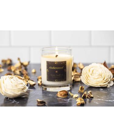 Shop Cedar Essence - Handcrafted 10.5 oz Cedarwood Soy Candle | Rich Room-Filling Aroma | Made in New York | International Shipping Available - Buy Online on GoSupps.com
