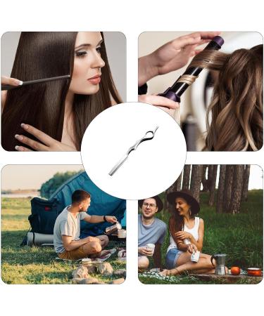 Hair Styling for Hair Cutting | Ergonomic Hair with Alloy Handle | Hairdressing Non-Slip Hair Texture Hair Cutting Tool for Professional Hairdressing Silver - Buy Online on GoSupps.com