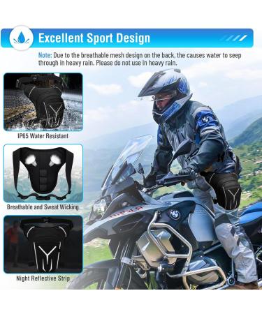 Vobuke Waterproof Tactical Leg Bag for Men & Women - Multi-Pocket Sport Belt with Removable Straps | Ideal for Hiking Camping & Riding - Buy Online on GoSupps.com