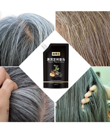  PUCHEN Multiflorum - 240ml He Shou Wu Shampoo Grey Reverse Shampoo | Shampoo for Dark Hair for Natural Deep Cleansing Reverse Grey Hair for - Buy Online on GoSupps.com