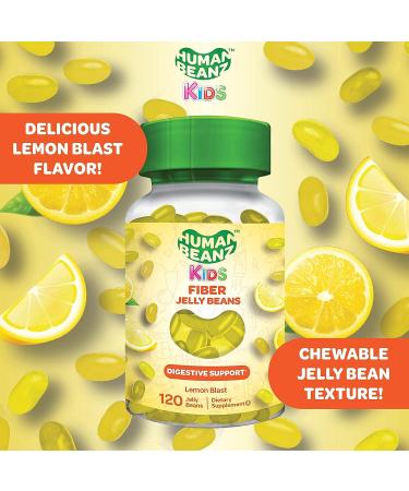 Kids Fiber Jellybean Gummies - 120 Nutritional Vegetarian Supplements - Buy Online on GoSupps.com