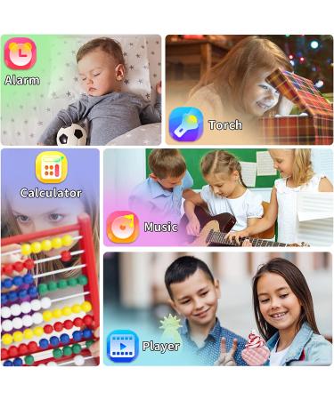 Kids Smart Watch for Boys | 24 Games Alarm Clock Camera Music Player | Touchscreen Toddler Watch Blue | Ages 3-12 - Buy Online on GoSupps.com