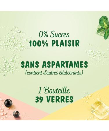 Set of 3 Teisseire Zero Sugar Syrups (Mojito Mint Blackcurrant) for Refreshing Drinks Cocktails Recyclable Bottle 3 x 60 cl - Buy Online on GoSupps.com