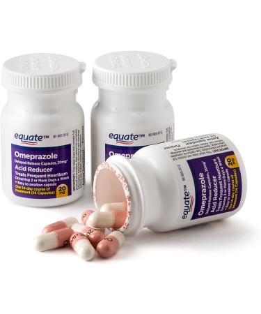Equate Omeprazole Magnesium 20.6mg Acid Reducer 42 Capsules - Pack of 1 - Buy Online on GoSupps.com
