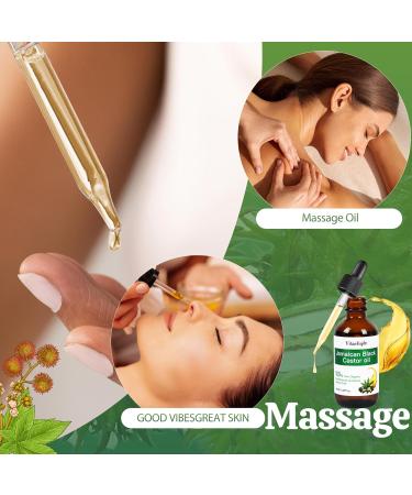 Jamaican Black Castor Oil 2.02oz - 100% Pure Organic Cold Pressed for Hair Growth Skin & Body Care | Moisturizing & Massage Oil - Buy Online on GoSupps.com