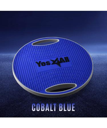 Yes4All Cobalt Blue Plastic Wobble Balance Board - Round Balance Trainer for Core Training - Home Gym Workout Essential - Buy Online on GoSupps.com