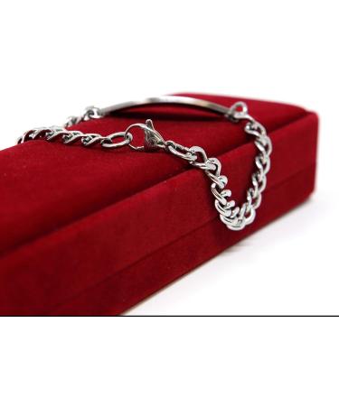 Customizable Yellow Alzheimer's Medical Alert Bracelet - Pre-Engraved Safety Solution | International Shipping Available - Buy Online on GoSupps.com