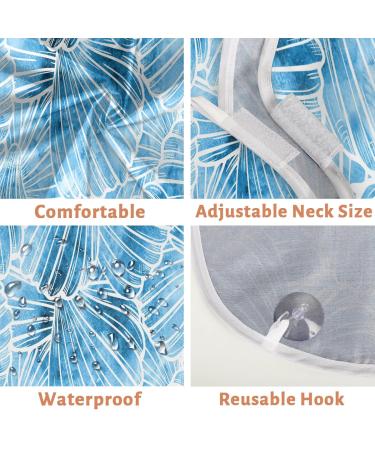 Watercolor Seashells Beard Bib Apron | Non-Stick Waterproof Hair Catcher for Men | Grooming Cape with Suction Cups | Perfect Gifts for Men - Buy Online on GoSupps.com